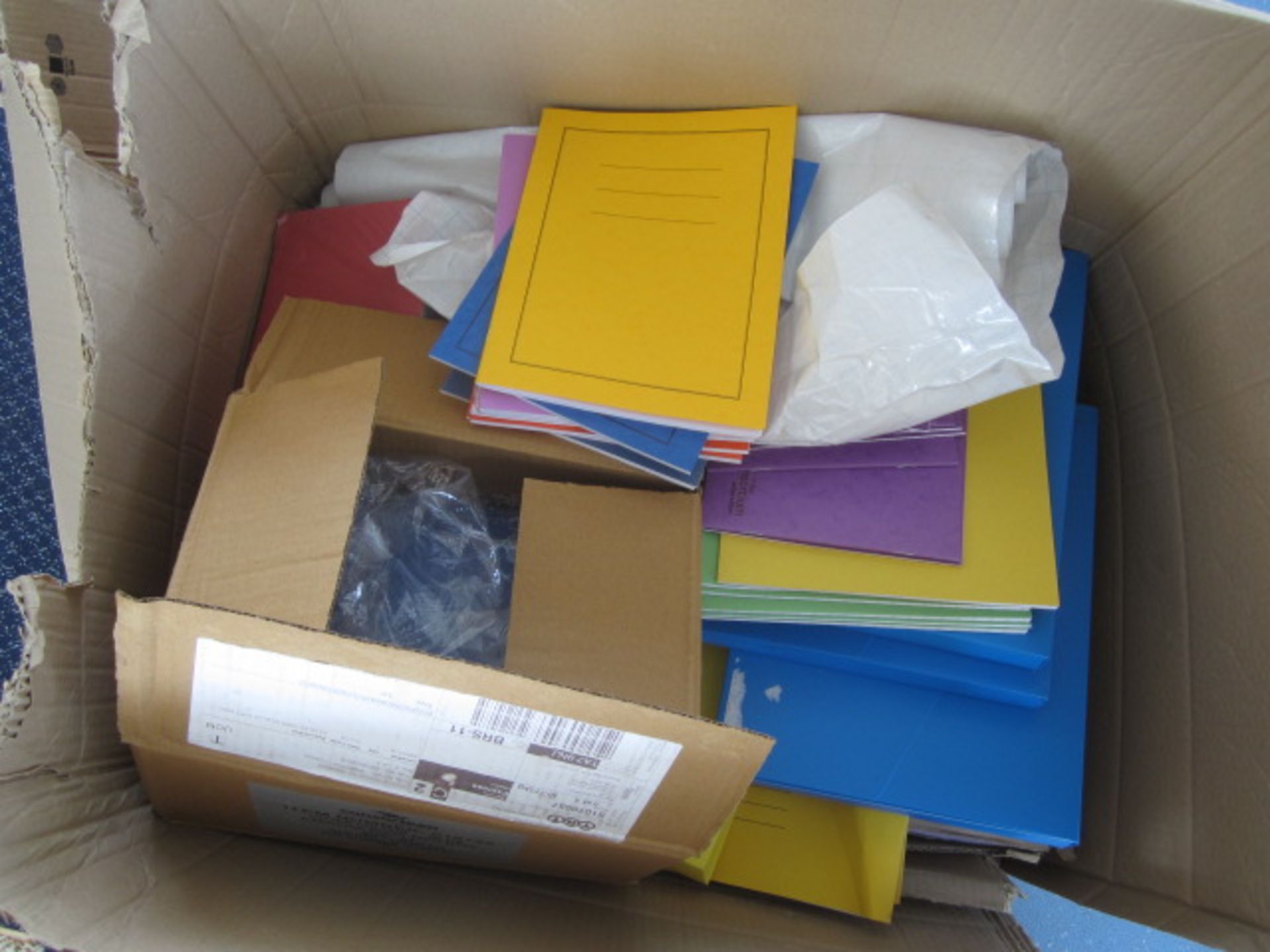 Quantity of assorted exercise books, ring folder etc.,Located at main school,** Located at - Image 2 of 3