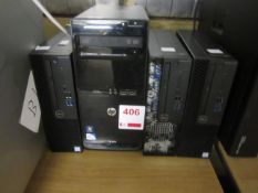 4 x assorted desk top computer towers,** Located at Stoneford Farm, Steamalong Road, Isle Abbotts,