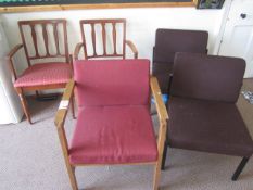 6 x assorted chairs,Located at main school,** Located at Shapwick School, Station Road, Shapwick,