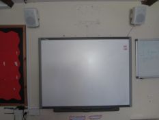 Smart Tech wall mounted smart board, 2 x Vision speakers, NEC M230X HDMI ceiling mounted projector,
