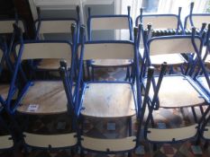 12 x canteen chairs,Located at main school,** Located at Shapwick School, Station Road, Shapwick,