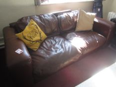 Leatherette 2 seat settee,Located at main school,** Located at Shapwick School, Station Road,