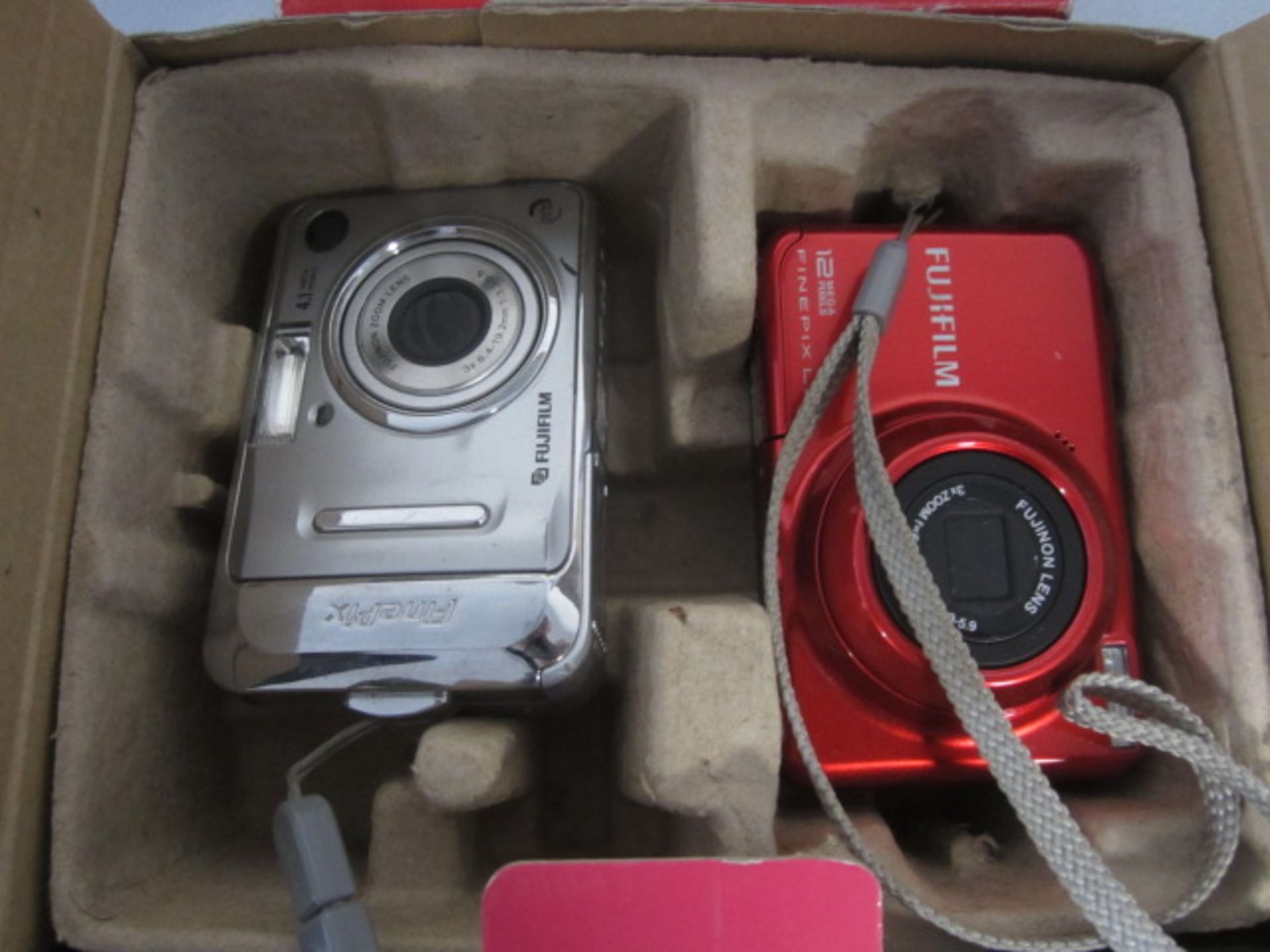 Nikon Coolpix and 2 x Fujifilm digital cameras,Located at main school,** Located at Shapwick School, - Image 3 of 3