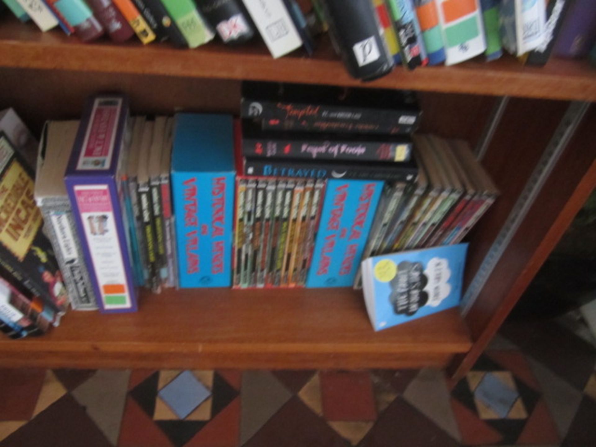 Wood effect bookcase with contents of assorted books,Located at main school,** Located at Shapwick - Image 9 of 9