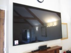 Hisense 65" flat screen TV with Samsung surround system,Located Greystones,** Located at Shapwick