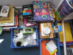 Loose contents of Therapy 2 (CF11) including desk, 2 x chairs, assorted stationary, folders,