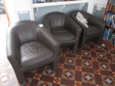 3 x leatherette bucket chairs,Located at main school,** Located at Shapwick School, Station Road,