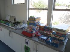 Assorted teaching aids, board games, toys etc.,Located at main school,** Located at Shapwick School,