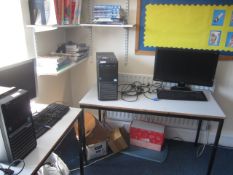 2 x Acer computer systems, 2 x TFT's, keyboards,Located at Church Farm,** Located at Shapwick