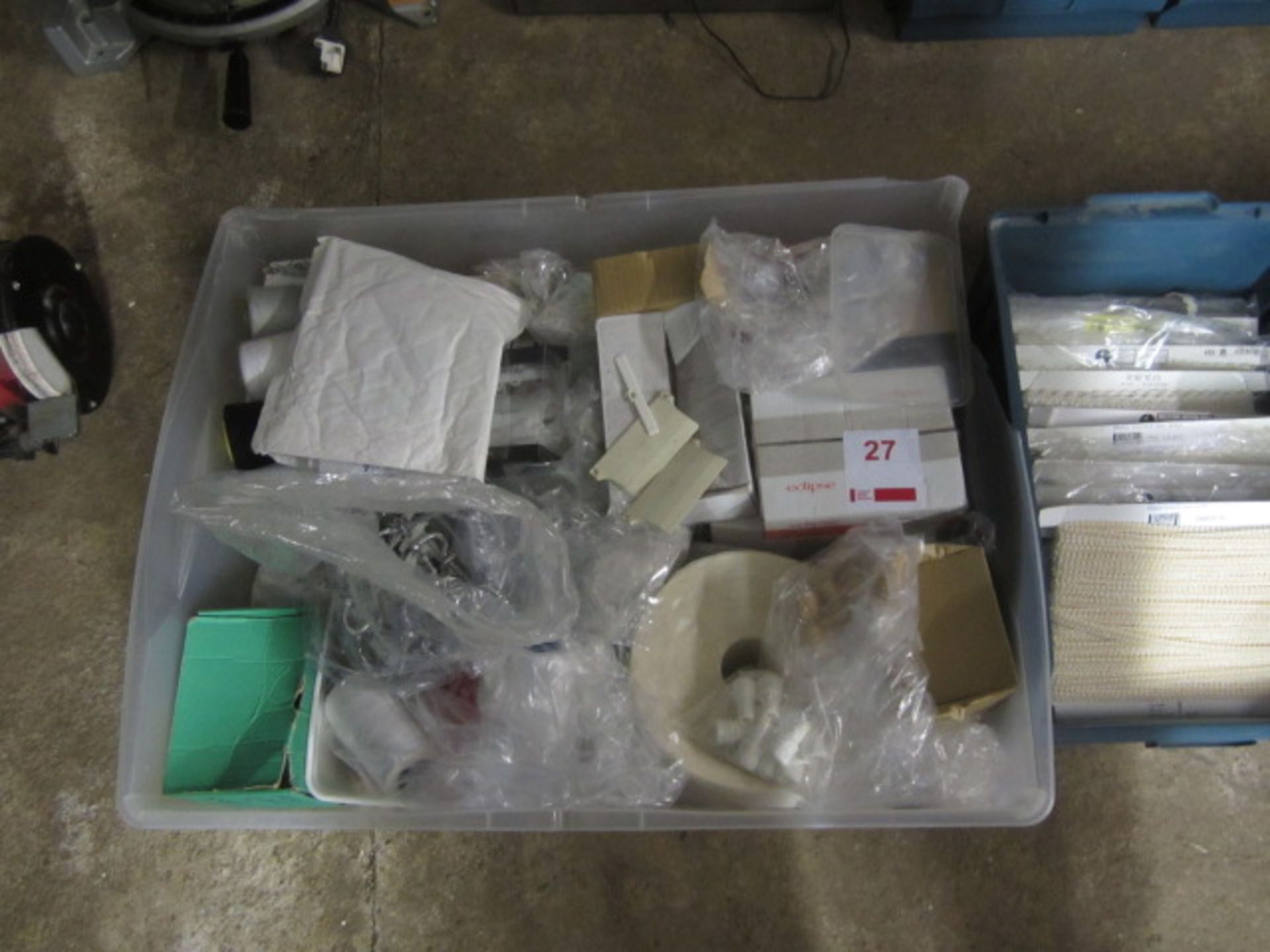 Approximately 20 boxes of assorted blind consumables including Braid, tie back hooks, Louvolite - Image 2 of 14