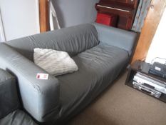 Upholstered 2 seat settee,Located Greystones,** Located at Shapwick School, Station Road,