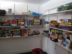 Quantity of assorted board games,Located at main school,** Located at Shapwick School, Station Road,