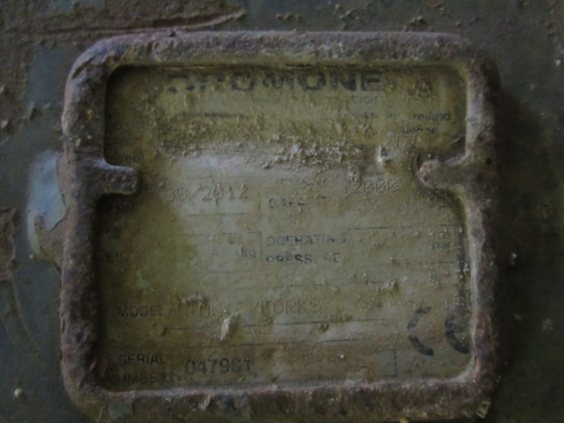 Promone handler mountable fork set, serial no. 047981 (2012)** Located at Stoneford Farm, Steamalong - Image 3 of 3