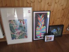 Assorted framed and glazed pictures,Located at main school,** Located at Shapwick School, Station