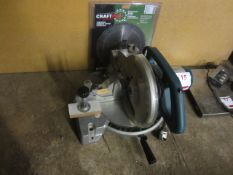 akita LS104 mitre chop saw, 240v with spare blade** Located at Stoneford Farm, Steamalong Road, Isle