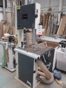 Axminster AWHB5400N bandsaw, part no. 211529, table size 535 x 485mm, table tilt minus 5 to +45Â°,