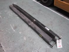 Set of Total Source forklift extensions, length 1098mm, height 50mm, width 100mm (2008)
