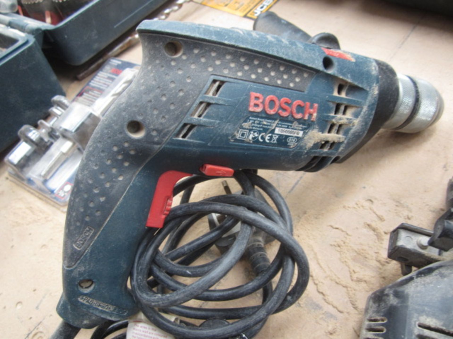 Two 240v drills by Bosch & B&Q - Image 2 of 3