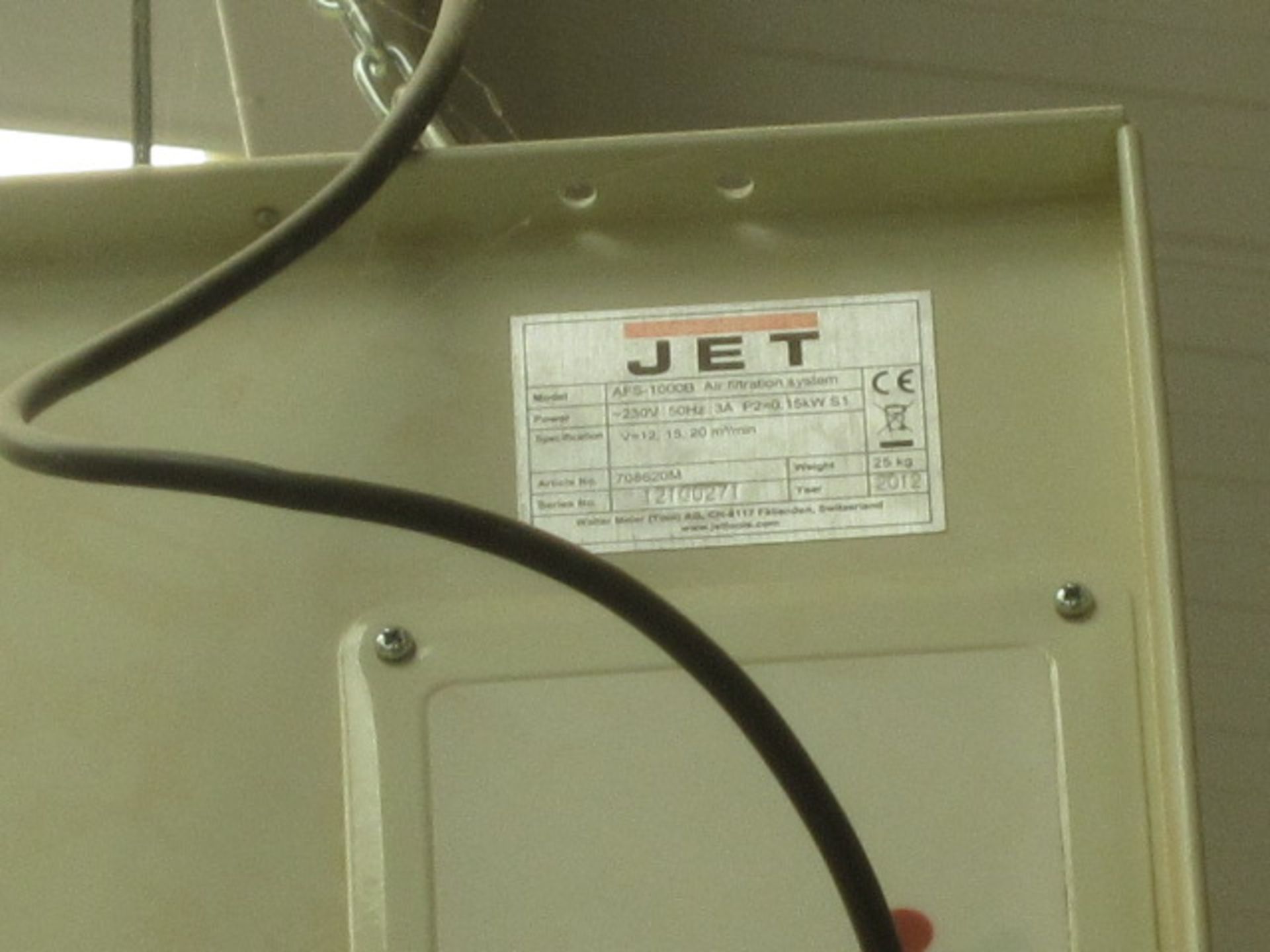 Two Jet AFS 1000B air filtration systems, 230v (2012) - Image 4 of 4