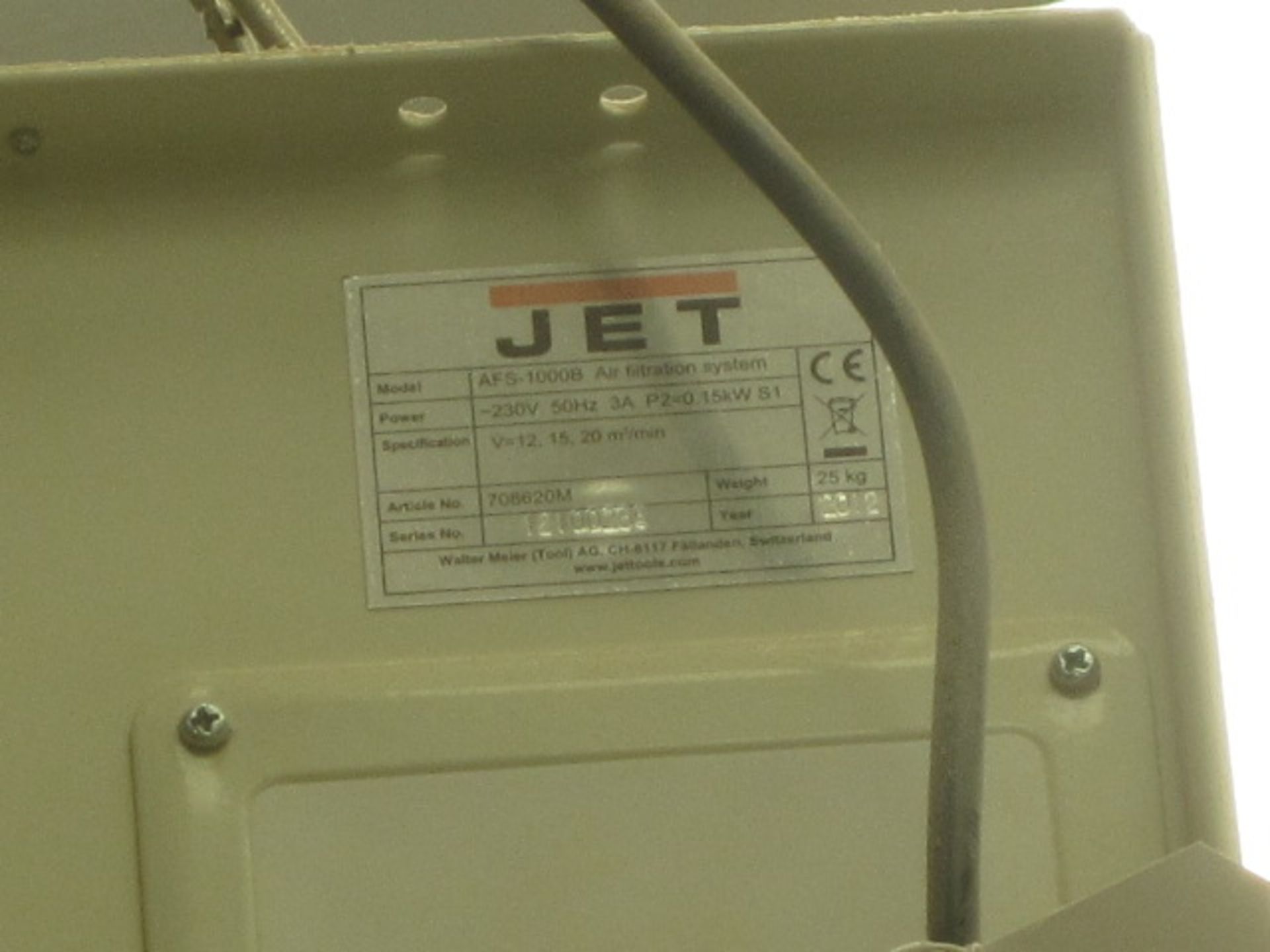 Two Jet AFS 1000B air filtration systems, 230v (2012) - Image 3 of 4