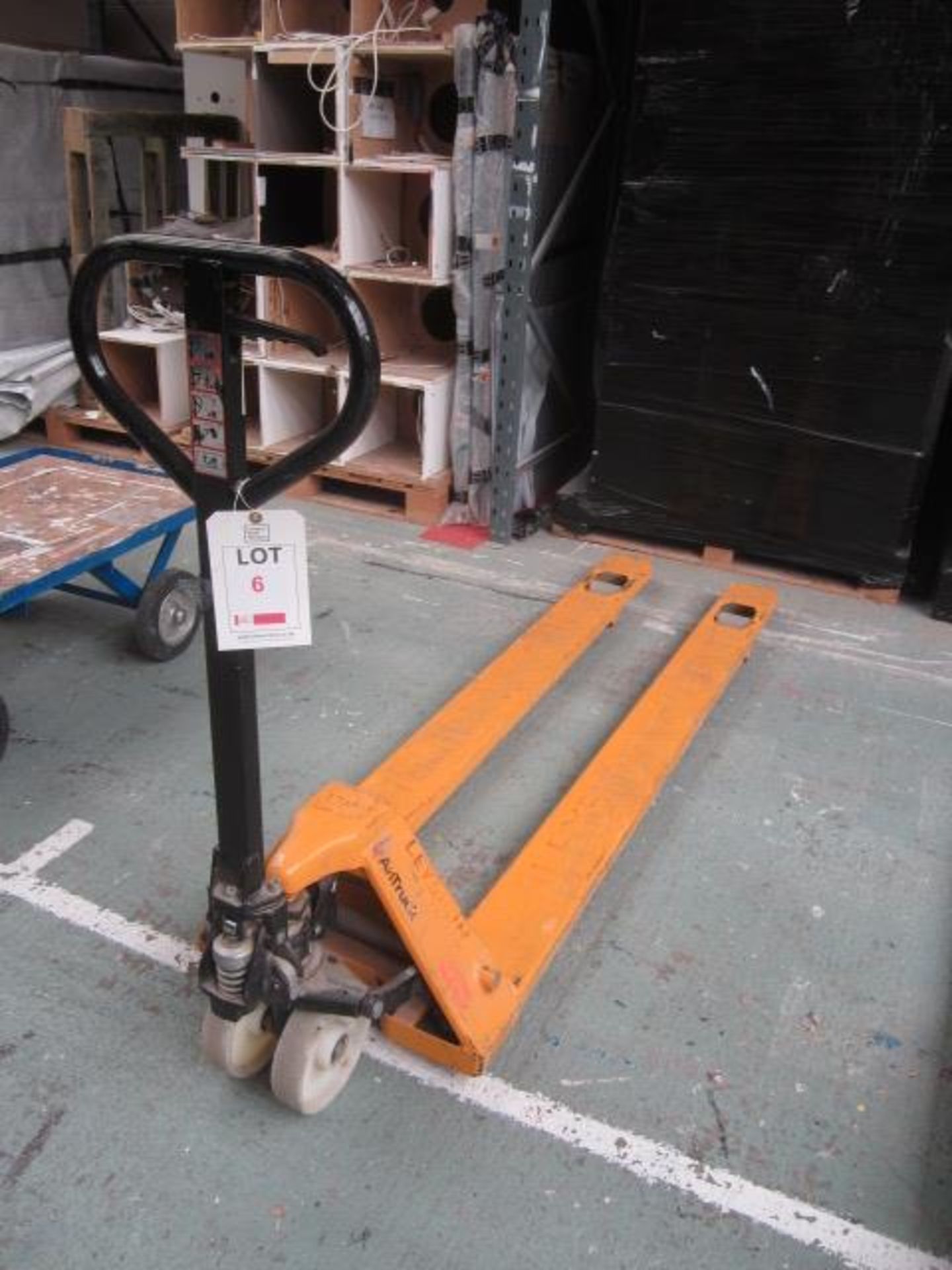 Antruck 2000kg long fork pallet truck, length 2000mm, width 540mm, serial no. B625194 (2007)