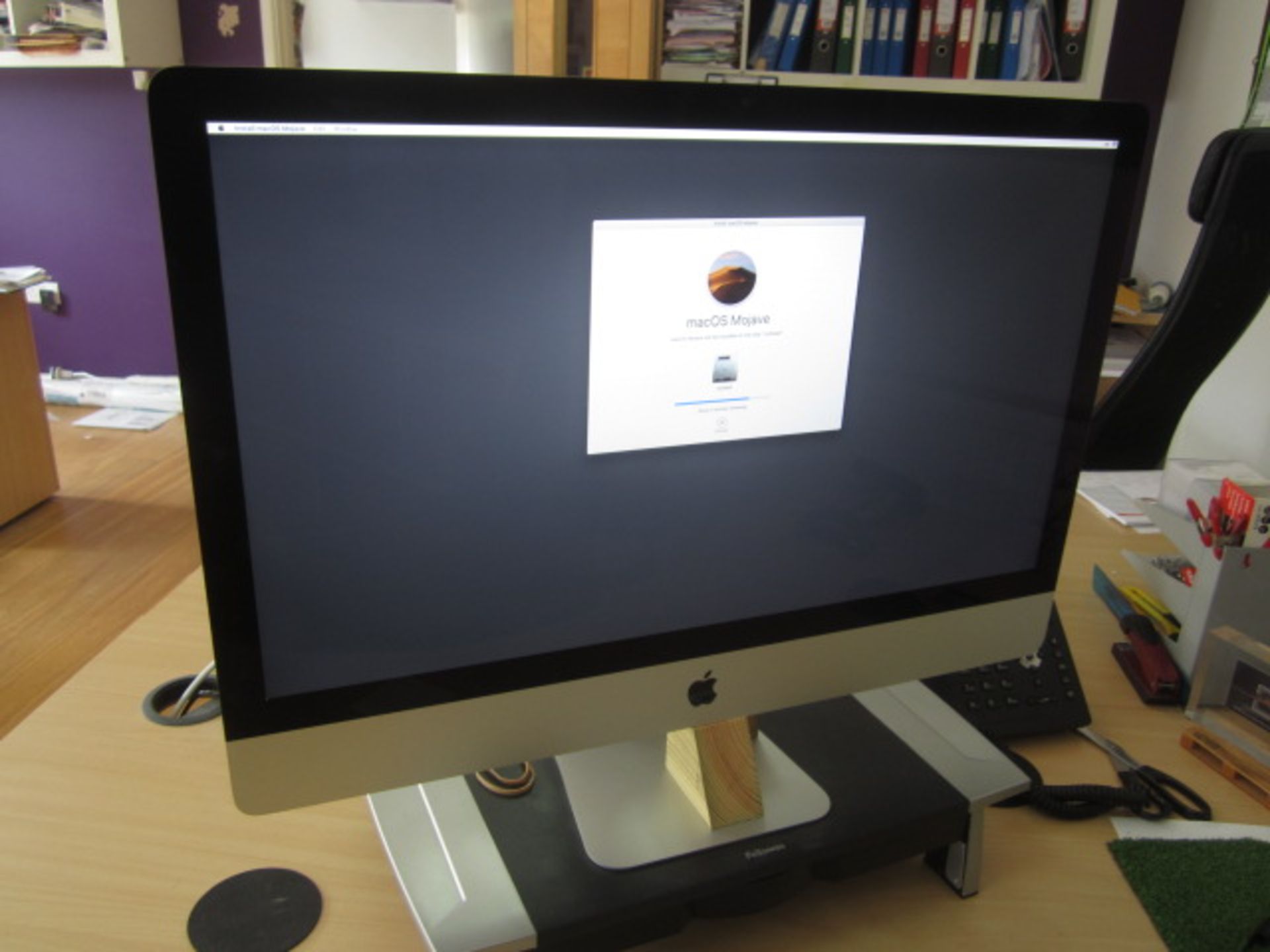 Apple iMac 27", serial no. DGKM40YJF8JC (2013), keyboard, mouse - Image 2 of 2