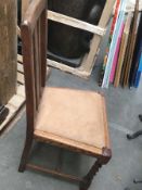 Wood chair, total of 2 chairs