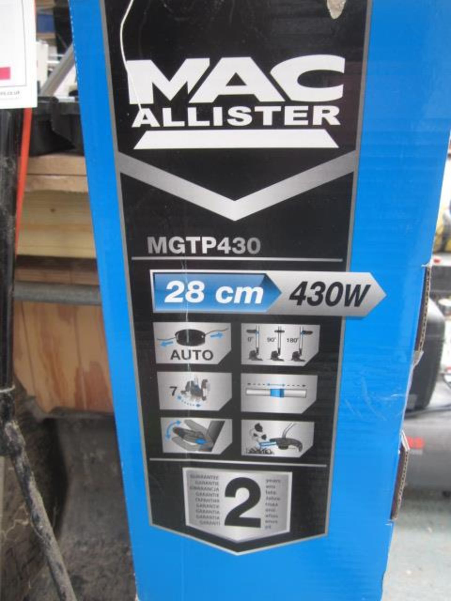 Macallister MGTP430, 28cm, 430w strimmer - Image 2 of 3