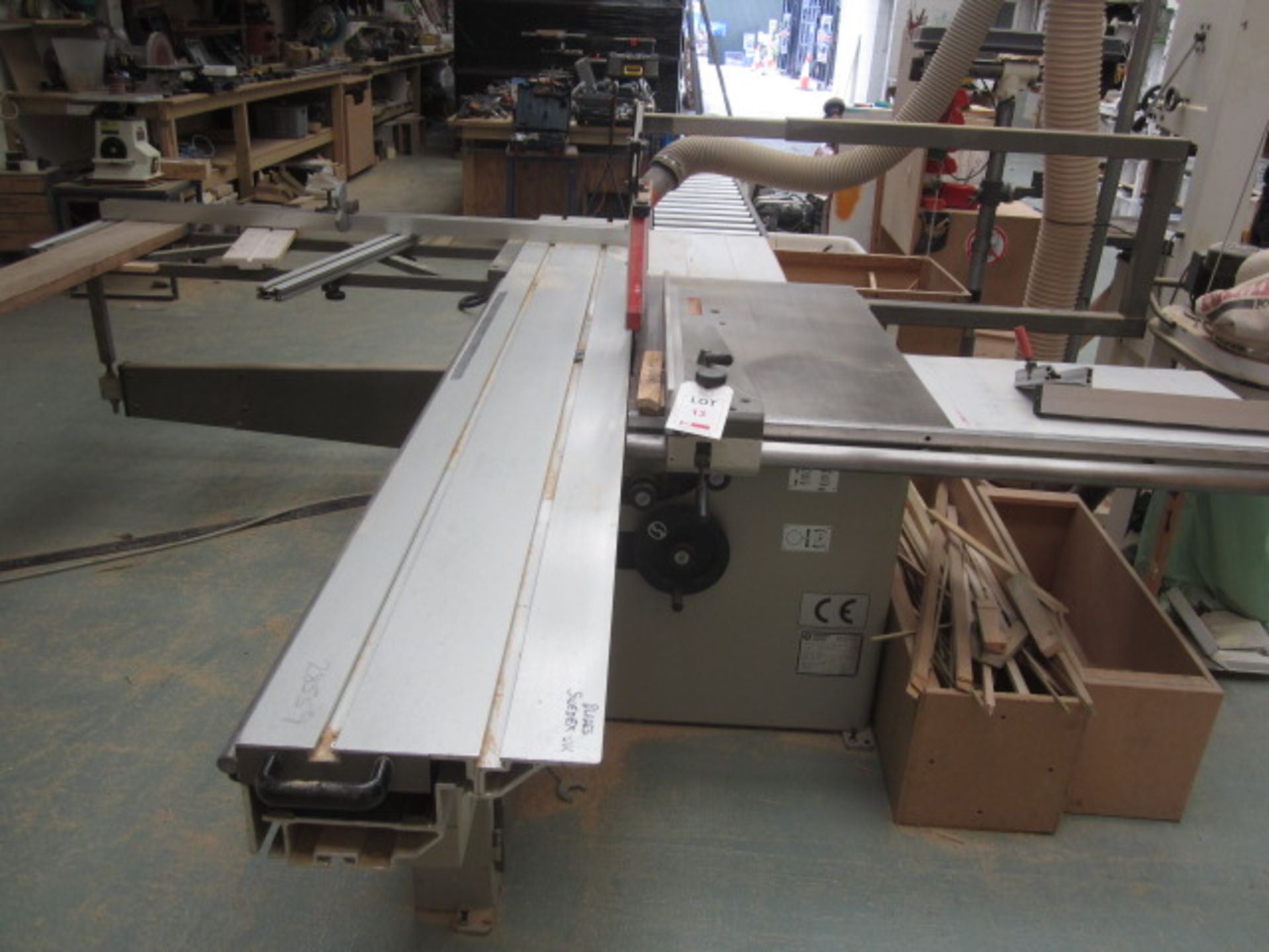 Egurko Ortza Opal 32 sliding table saw, serial no. 852948 (1998), 3200mm sliding table, 1850 - Image 8 of 9