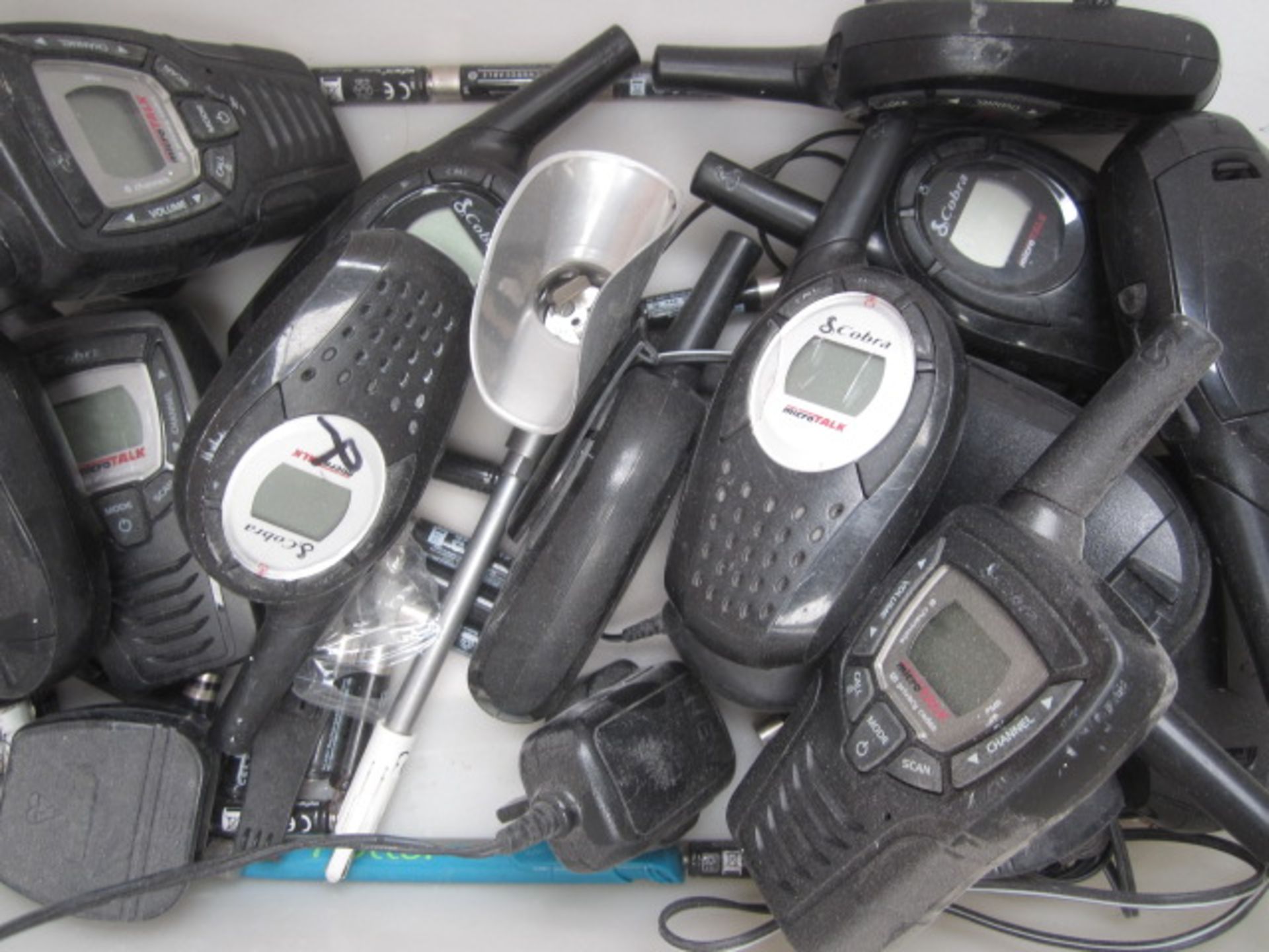 Twelve assorted hand held radios, assumed working - Image 2 of 2