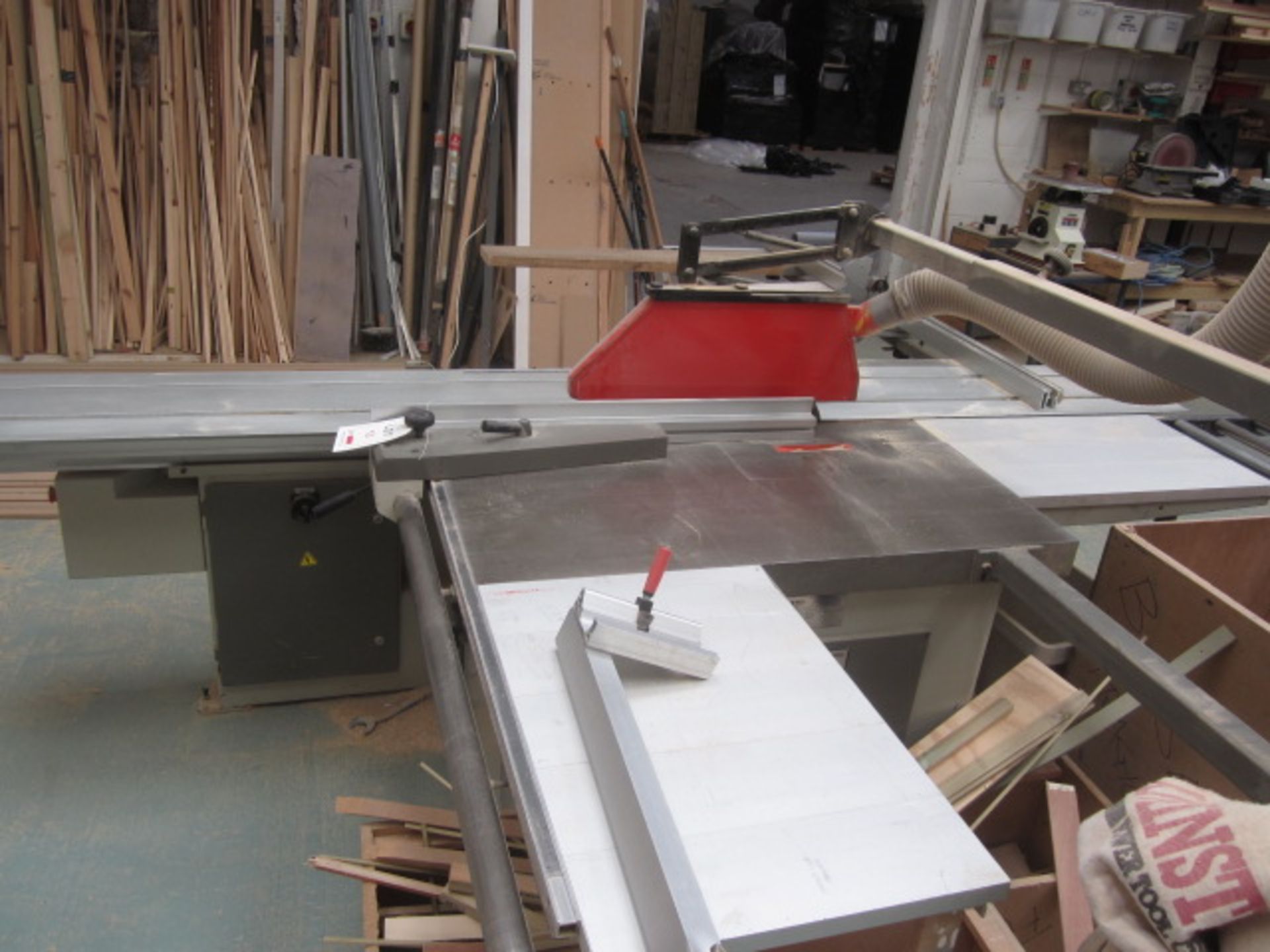 Egurko Ortza Opal 32 sliding table saw, serial no. 852948 (1998), 3200mm sliding table, 1850 - Image 5 of 9