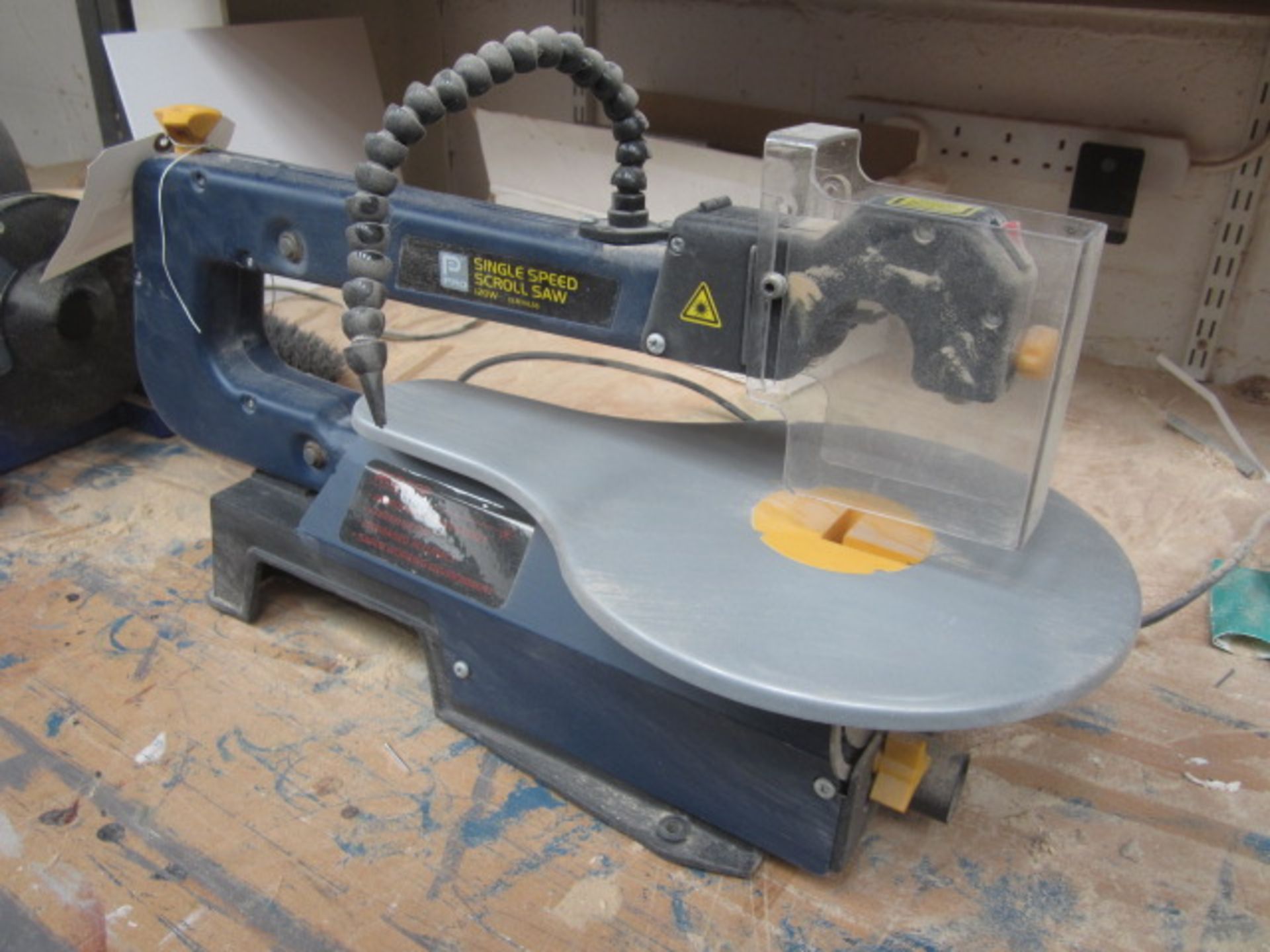 Pro Single speed scroll saw, model CLM16LSS, 120W, serial no. 43303363