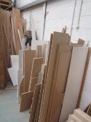 Quantity of assorted MDF & ply wood off cuts