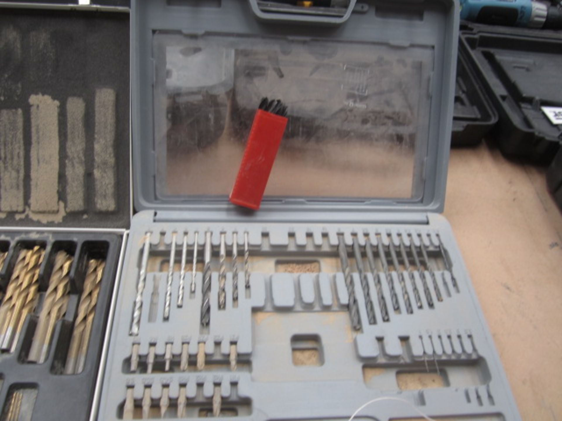 Three carry cases of assorted drill bits - Image 2 of 4