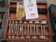 Carry case of assorted TCT cantilever hinge bilts