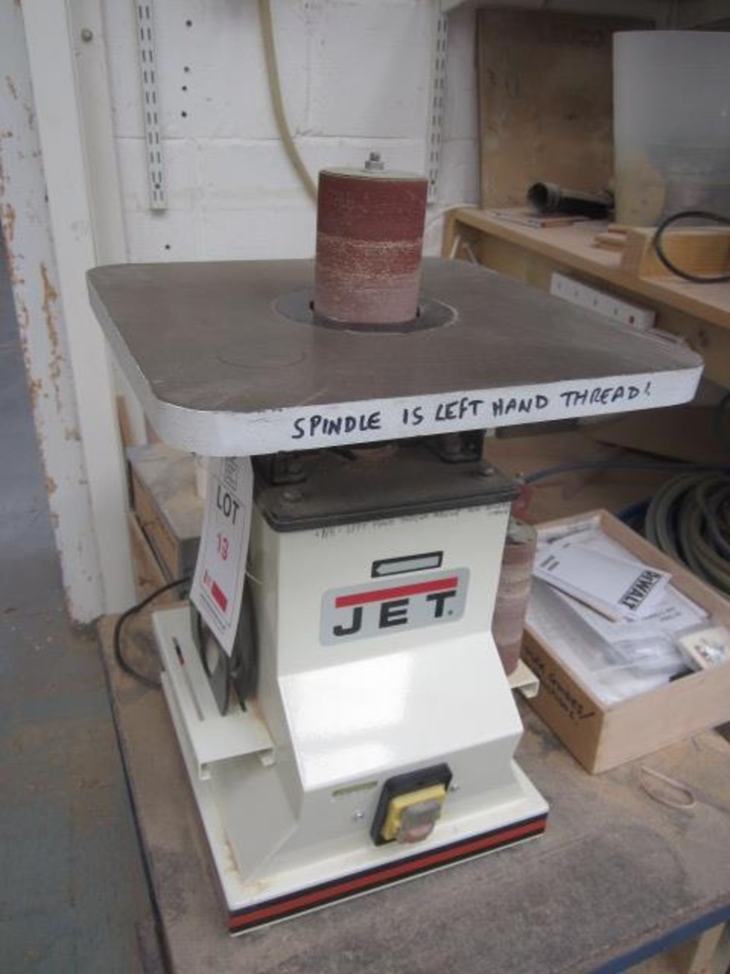 Jet JBOS-5 oscillating spindle sander, serial no. 13094796 (2013)