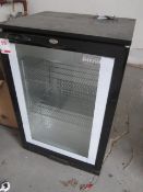 Sterling Pro SP1BC-BK glass fronted undercounter refrigerator, serial no. 13HX101BB0024