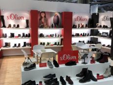 S Oliver (Moda Feb 2018) Exhibition stand, Size: 6m x 4m - Corner. Included: Stand as photo.