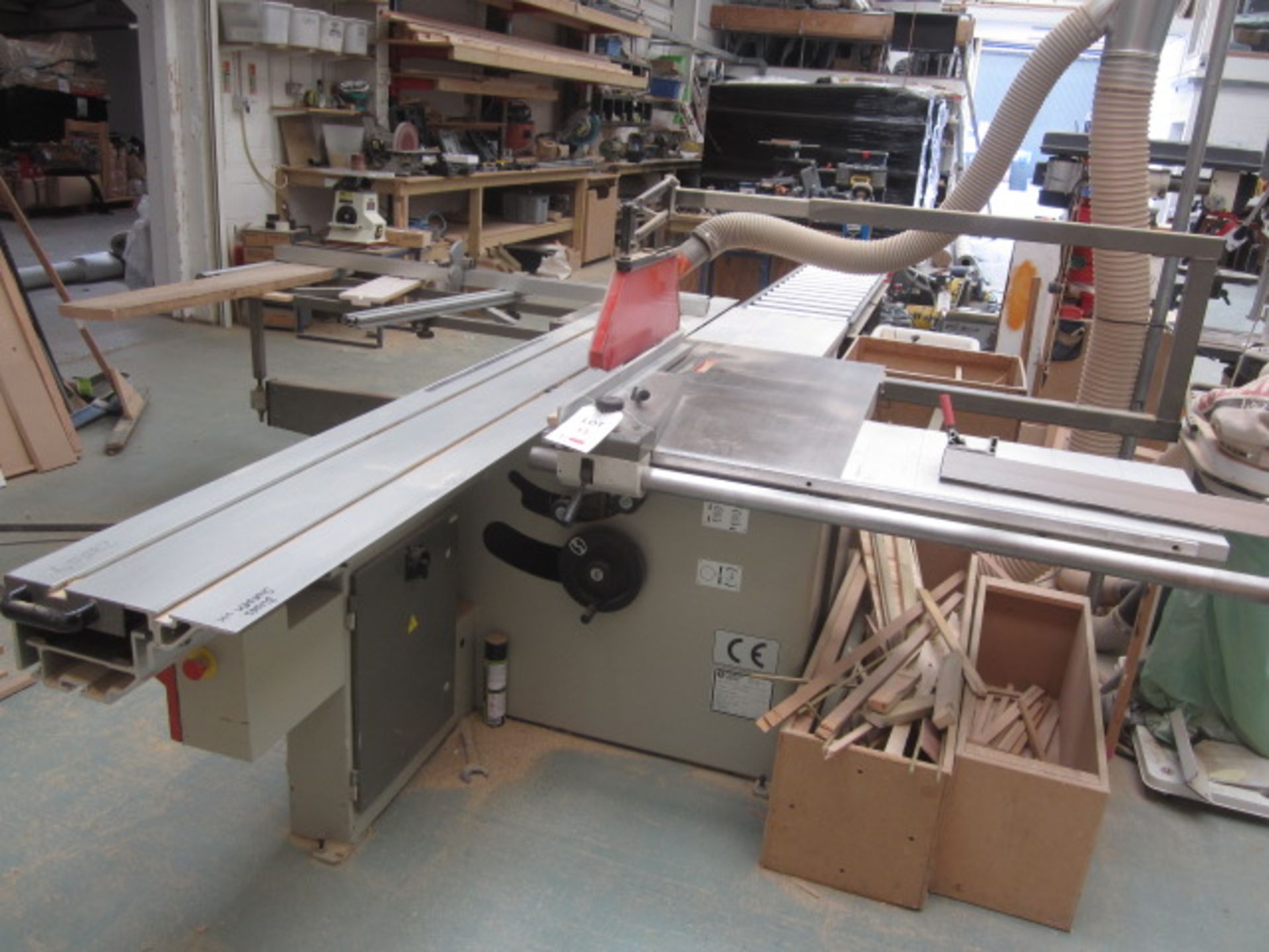 Egurko Ortza Opal 32 sliding table saw, serial no. 852948 (1998), 3200mm sliding table, 1850 - Image 2 of 9