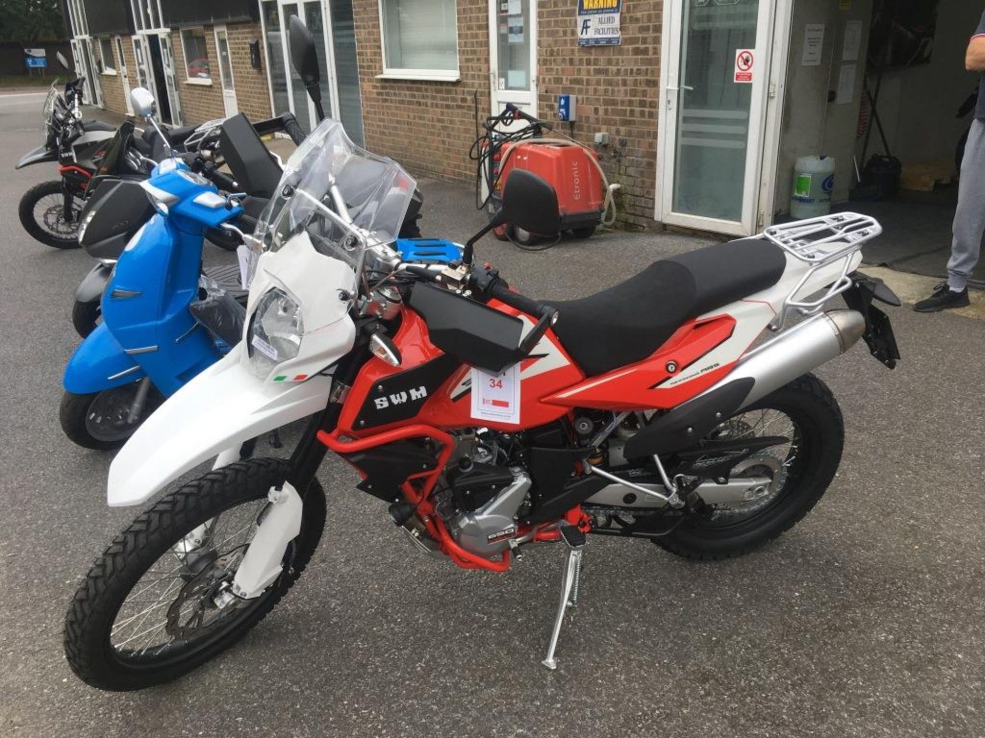 SWM SuperDual 600x motorcycle, Unregistered and no certificate of conformity held, VIN: