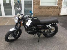 Mash Black 7 125 motorcycle, Unregistered and no certificate of conformity held, VIN: