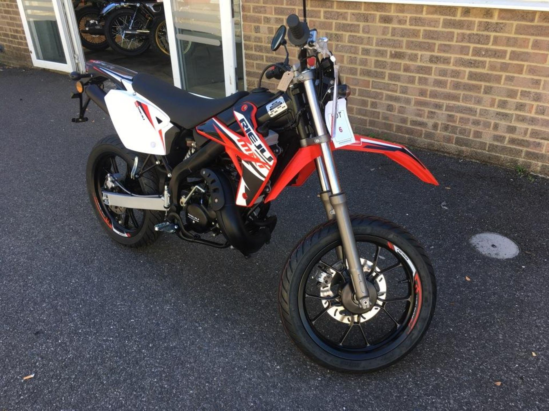 Rieju MRT 50 Supermotard motorcycle, Year of Manufacture: 2018, Registration number: Unregistered