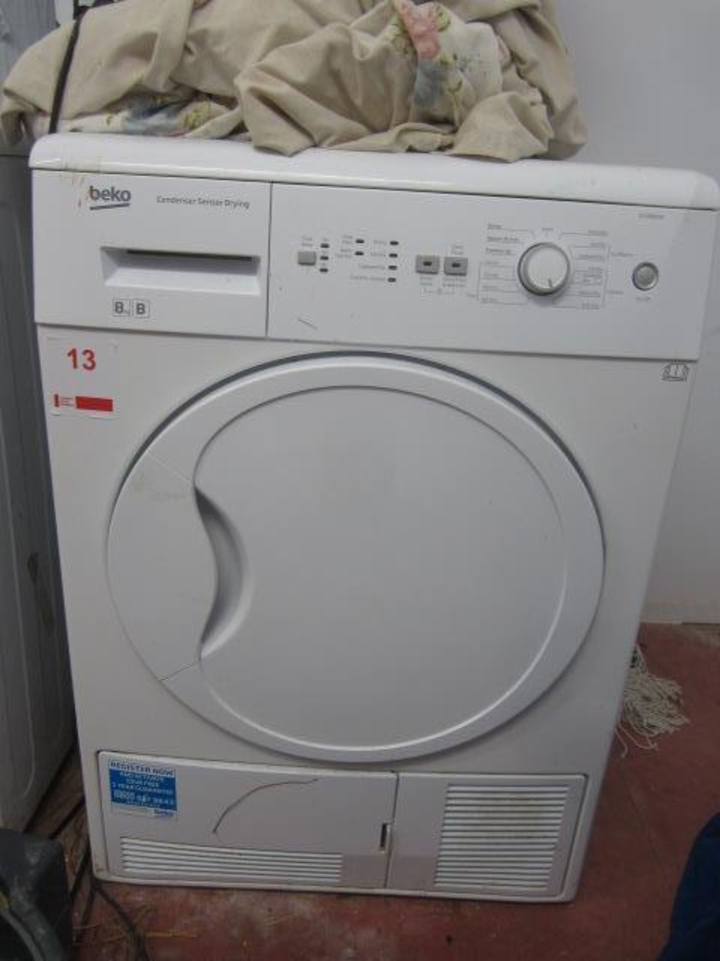 LG Direct drive washing machine, 8kg, Beko condenser sensor tumble dryer - Image 2 of 3
