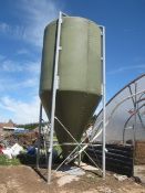 AA Silos 12 ton freestanding feed hopper .**A work Method Statement and Risk Assessment must be