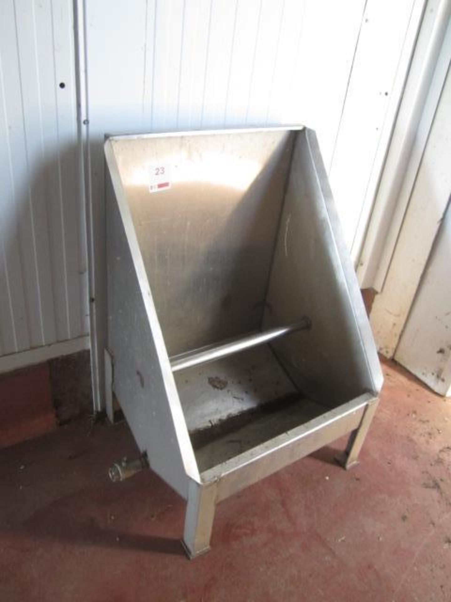 Stainless Steel freestanding hand basin, approx. size: 650mm x 550mm