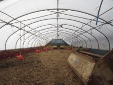 Galvanised poly tunnel frame, approx. 30m x 10m - covered.**A work Method Statement and Risk