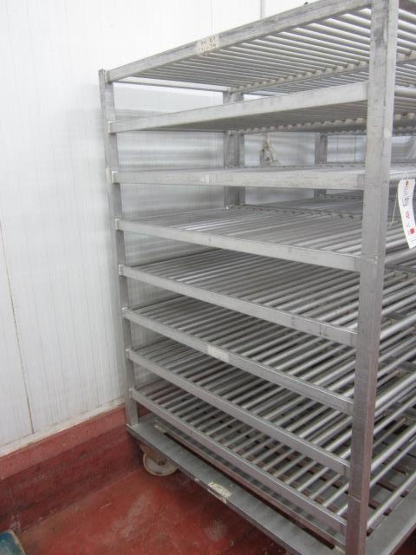 2 x mobile 8 shelf racks, 1200mm x 690mm x 1.8m - Image 2 of 2