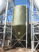 AA Silos 12 ton freestanding feed hopper .**A work Method Statement and Risk Assessment must be