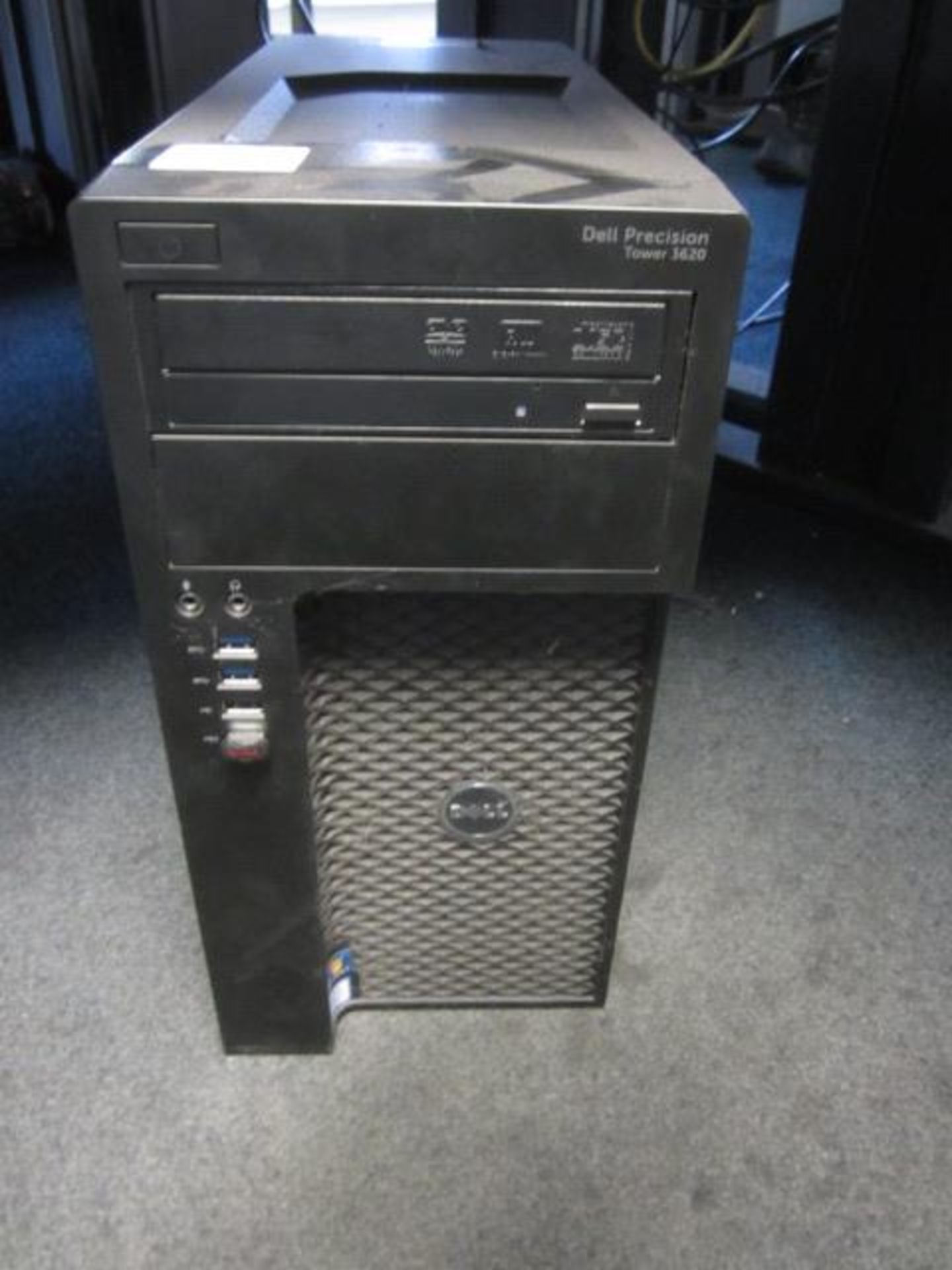 Dell Precision Tower 3620 Core i7, Dell flat screen monitor, keyboard, mouse - Image 2 of 3