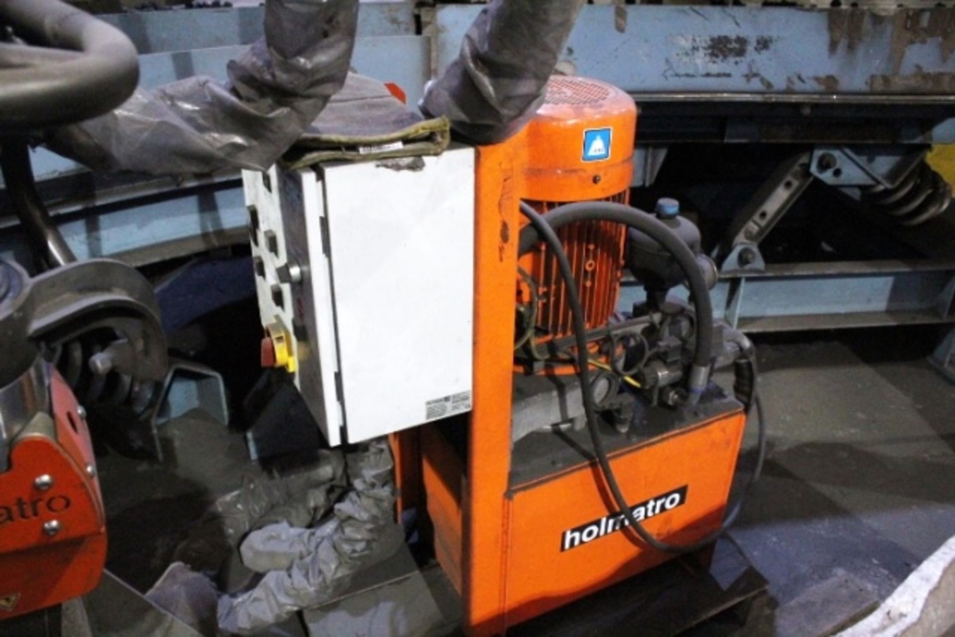 Holmatre hydraulic foundry wedge, model HFW 1558R (2018), with hydraulic power pack and control - Image 4 of 6